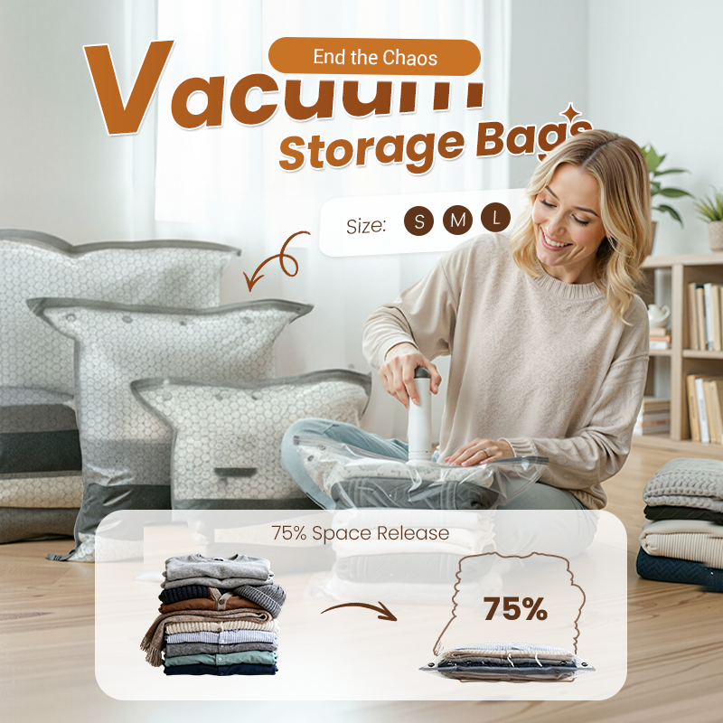 SpaceSavvy — Compressie Reisset | 50% KORTING
