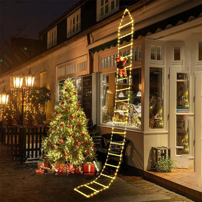 Xmasglow – Kerstladderverlichting met de Kerstman