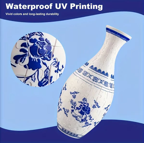 PuzzleBloom – 3D Puzzelvaas met Waterbeker | 50% KORTING