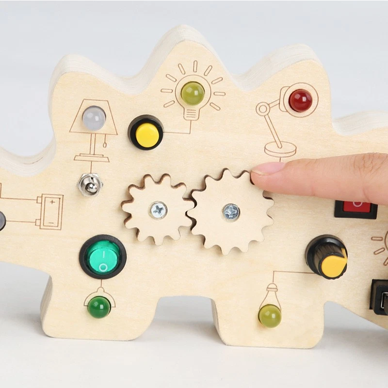 SparkPlay Houten Activiteitenbord – Versterkt Zelfvertrouwen, Wekt Verwondering Op