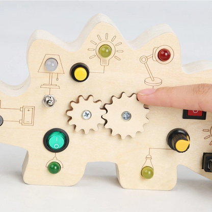 SparkPlay Houten Activiteitenbord – Versterkt Zelfvertrouwen, Wekt Verwondering Op