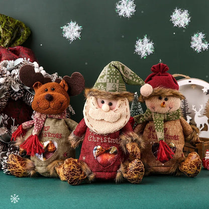Cadeautas voor de feestdagen met eland — Ontsteek warmte, deel vreugde