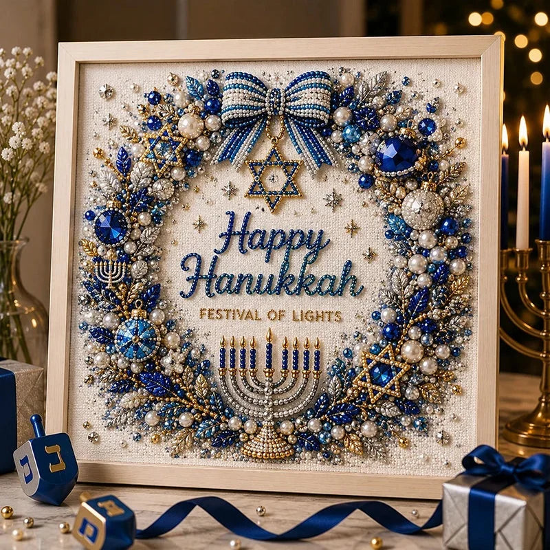 GlowCraft Menorah Knutselpakket — Ontsteek Vreugde, Straal Rust uit