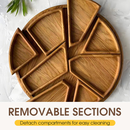 ServeLux – Houten Snack Schaal | 50% KORTING