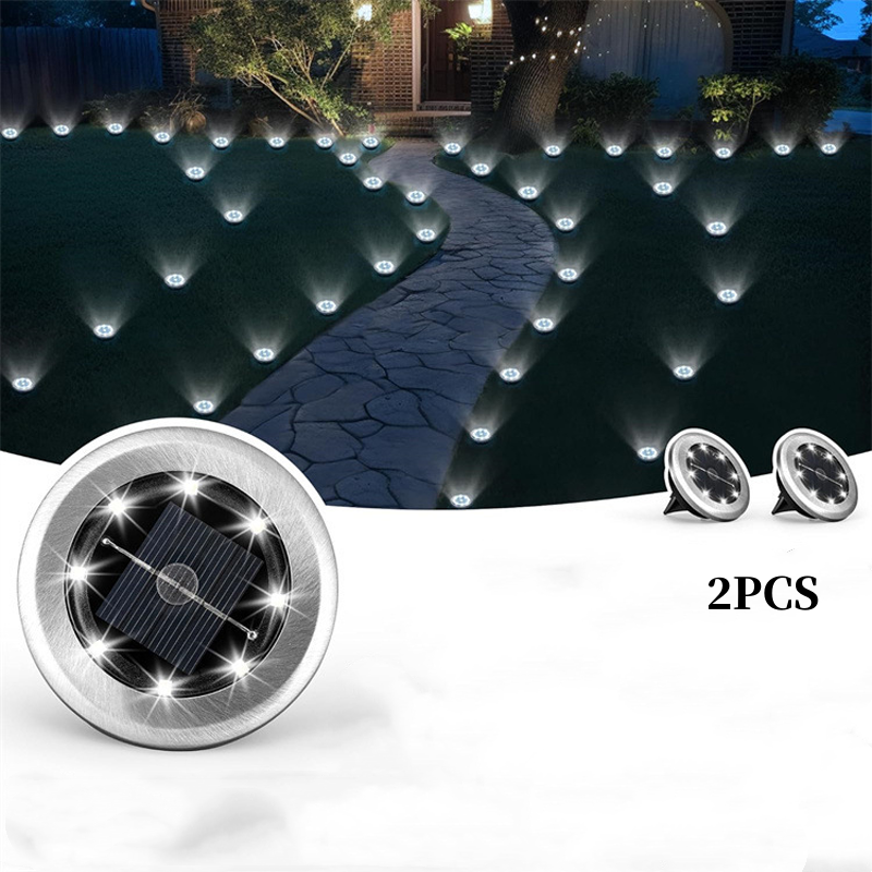 SolarGlow 4 stuks-Set — Tuinpadverlichting | 50% KORTING