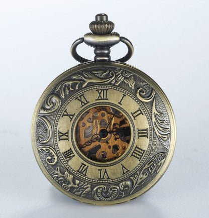 Mechanisch Zakhorloge met Spinnenwebpatroon — Bezit Tijdloze Gedurfdheid