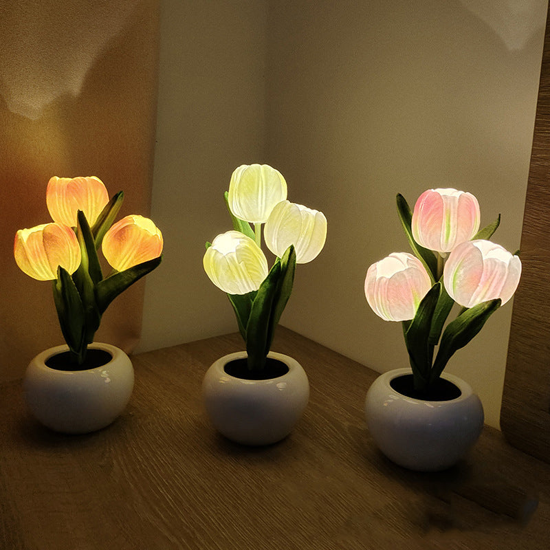 BloomGlow – Lichtgevende Tulpenlamp | 50% KORTING