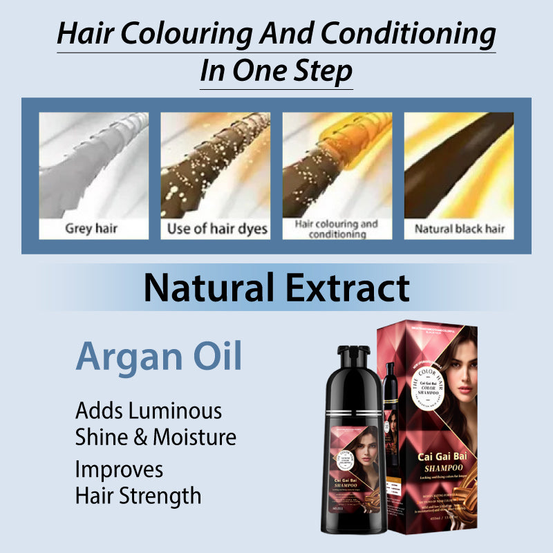 HerbaGlow — Haarkleur Shampoo | 2+1 GRATIS