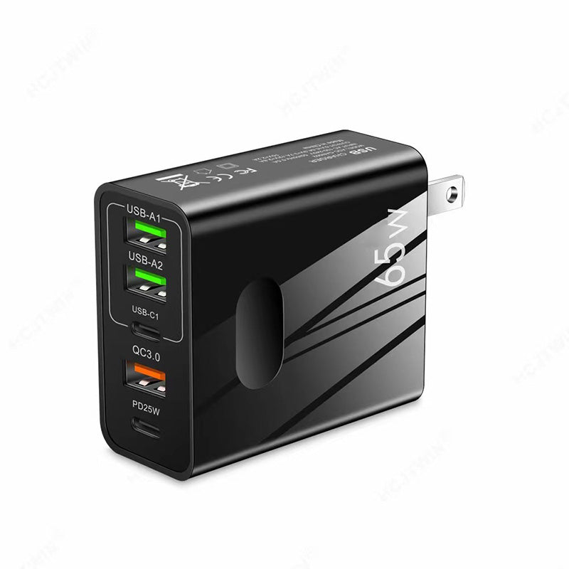 PowerPlug 65W — Snel opladen, Levenslang gratis