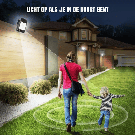 LumiSolar — Slimme Buitenlamp op Zonne-energie | 50% KORTING