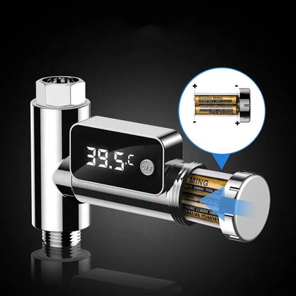 LED-watertemperatuurweergave voor douchekraan