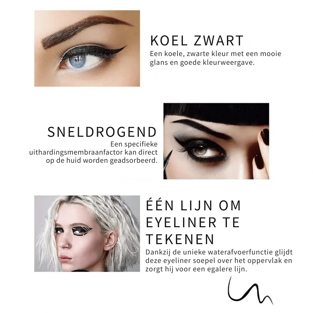 PrismLuxe — Waterbestendige Gel Eyelinerset | 50% KORTING
