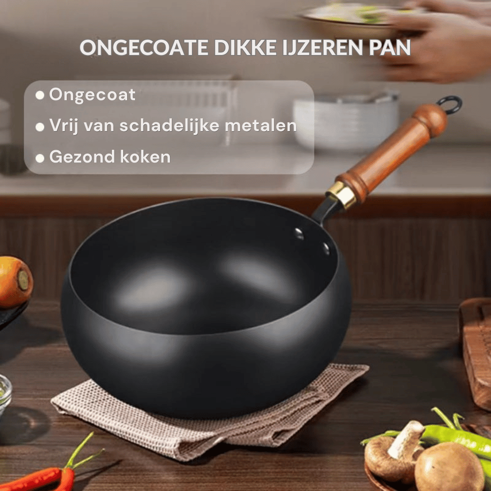 ForgeWok — Premium Stalen Wok | 50% KORTING