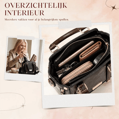 VintageCarry — PU-Leren Schoudertas | 50% KORTING