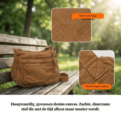 Sally — Casual Canvas Tas | 50% KORTING