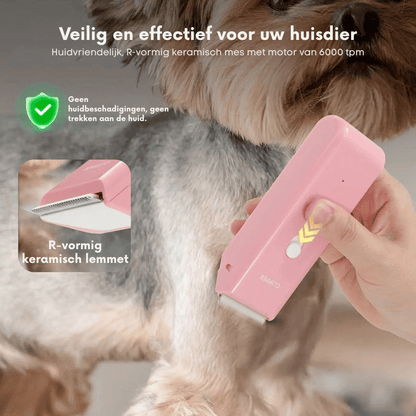 WhisperTrim — Stille Tondeuse voor Dierenharen | 50% KORTING