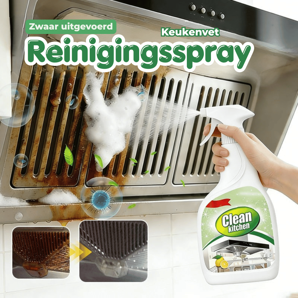 GreaseAway — Keuken Ontvetter Spray | 50% KORTING