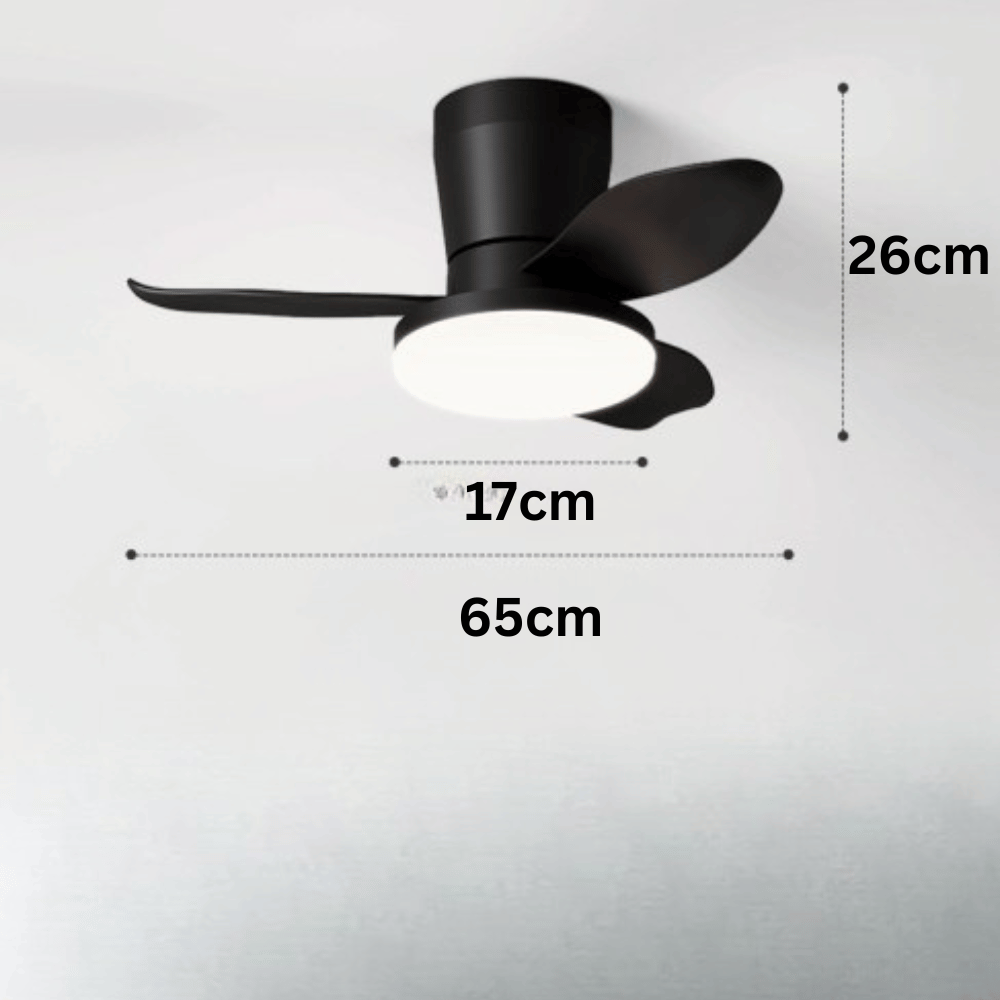 BreezeLux — Slimme Plafondventilator met Verlichting | 50% KORTING
