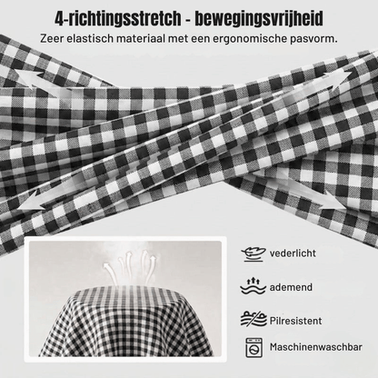 Emma — Geruite Katoenen Capribroek | 50% KORTING