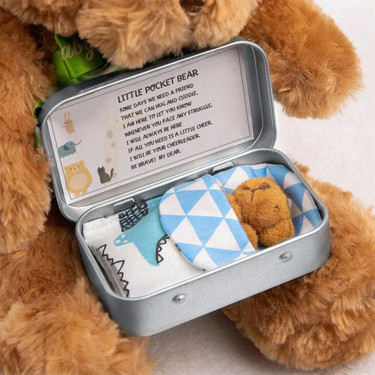 CuddleTeddy - Teddybeer in een blikken doos | 50% KORTING