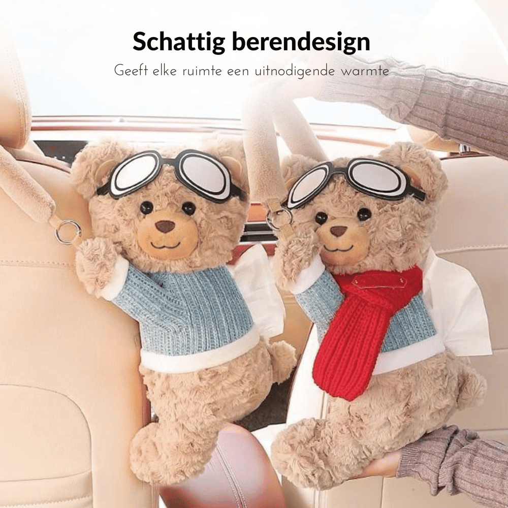 SnugBear — Pluche Zakdoekhouder | 50% KORTING