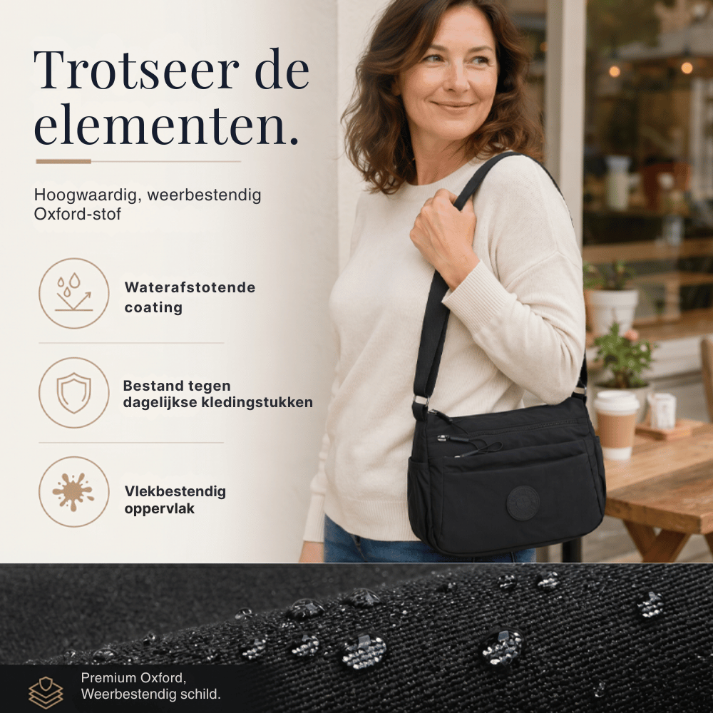 VersaCarry — Stijlvolle Multi-Pocket Crossbody | 50% KORTING