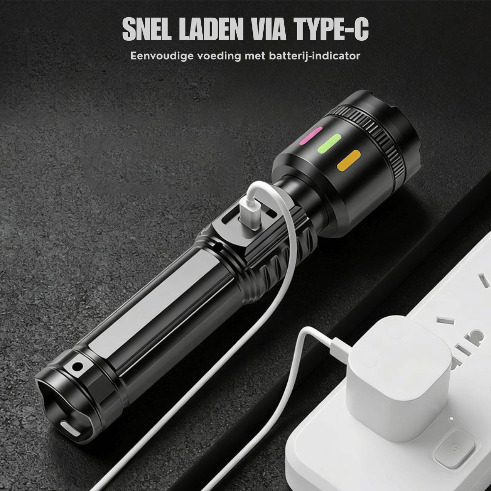 LumaCore-X1 — Tactische Power Zaklamp | 1+1 GRATIS
