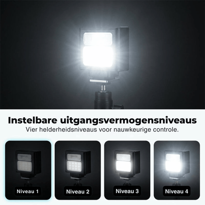 LumeNova — Compacte Professionele Camaraflitser | 50% KORTING