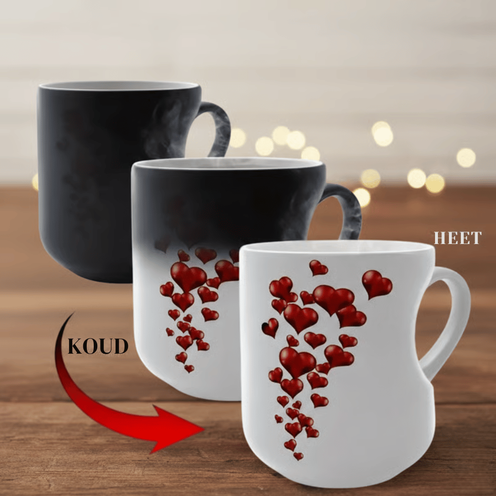 LoveGlow — Hartverwarmende Mok | 50% KORTING