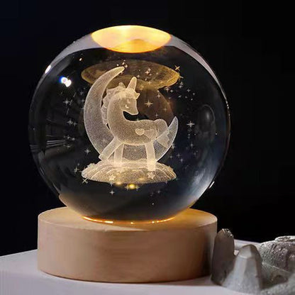 CrystalGlow -  3D kristallen bol | 50% KORTING