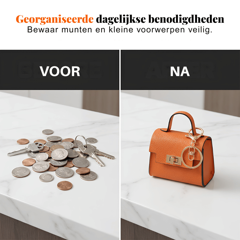 CharmKey — Mini Kelly Bag Sleutelhanger | 50% KORTING