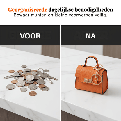 CharmKey — Mini Kelly Bag Sleutelhanger | 50% KORTING