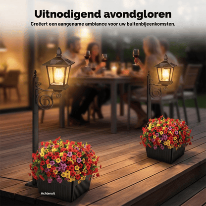 GardenGlow — Solar Plantenlamp | 50% KORTING