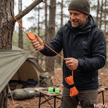 TrailGrip — Snelle Kampeerlijn | 1+1 GRATIS