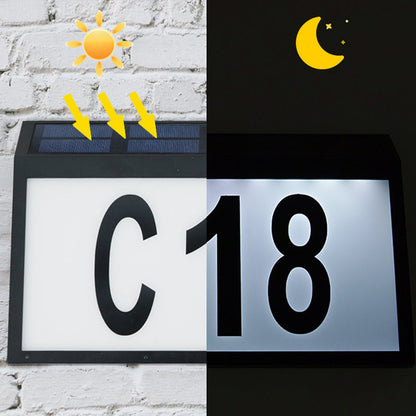 Solar deurbordverlichting