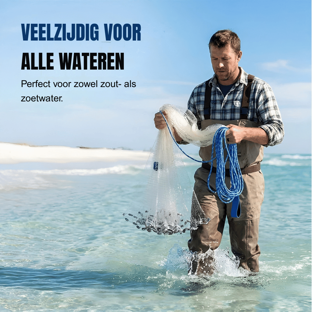 AquaLock Pro — Professioneel Werpnet | 50% KORTING