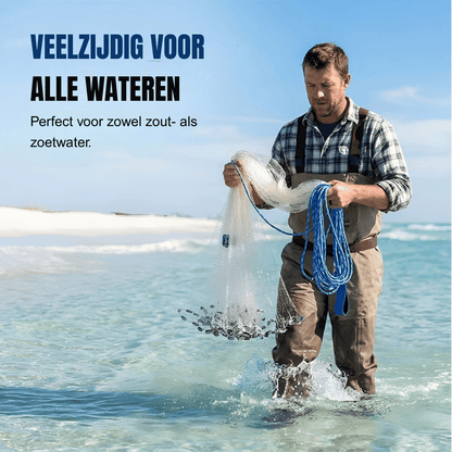 AquaLock Pro — Professioneel Werpnet | 50% KORTING
