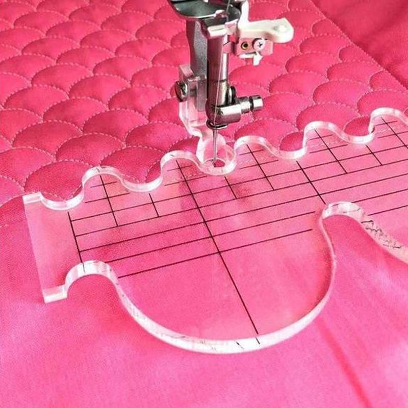 QuilteMaker - Liniaal en stanssjablonen voor naaimachines | 50% KORTING