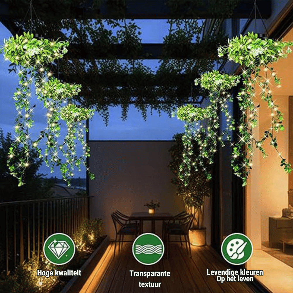 LumaVine — Zonverlichte Klimhanglamp | 1+1 GRATIS