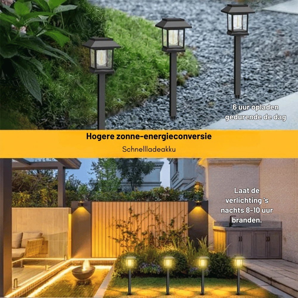 Lumora — Solaire Tuinlamp | 1+1 GRATIS