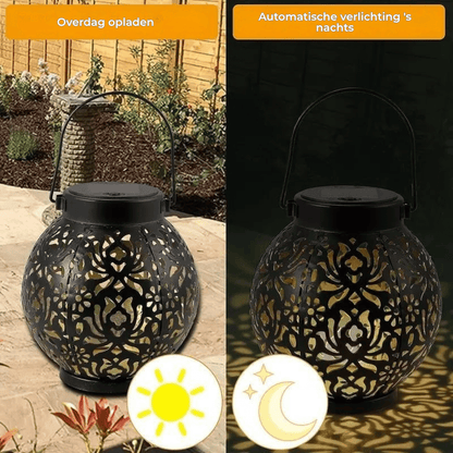 GlowHaven — Solar Tuinlantaarn | 50% KORTING