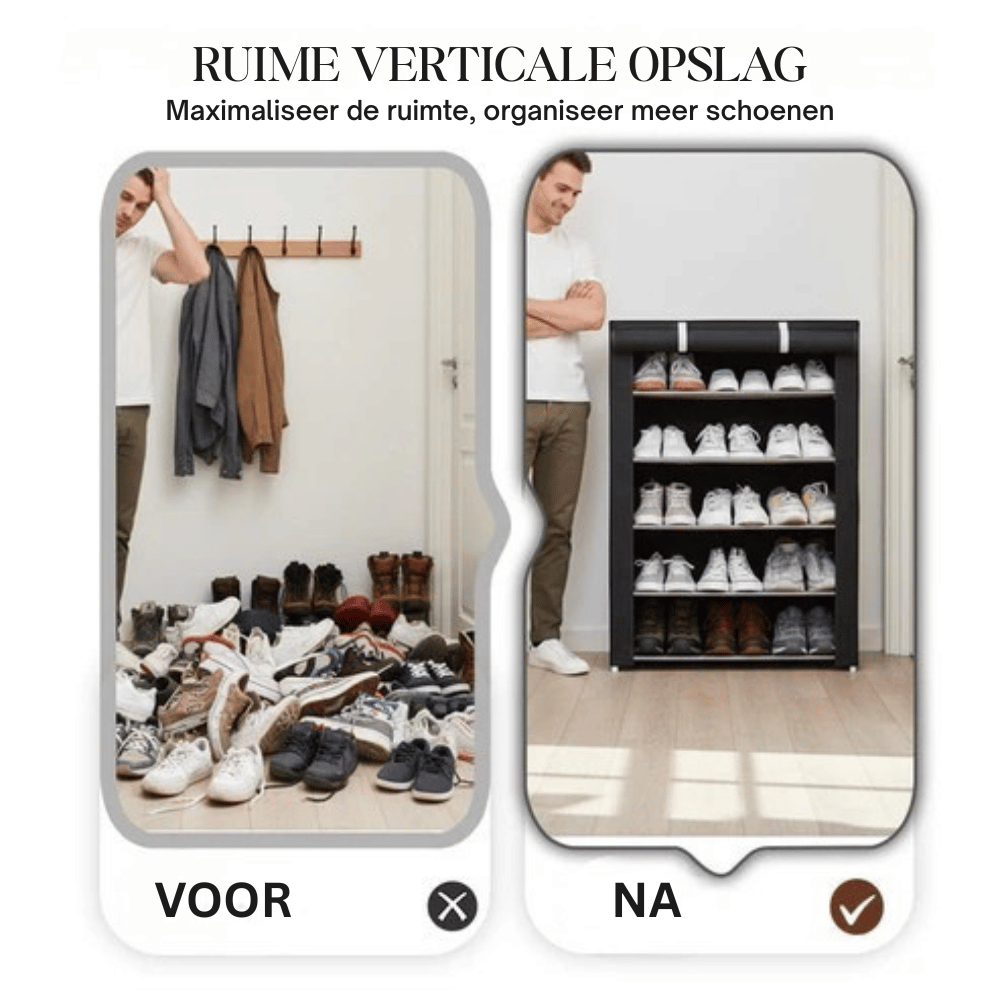 StrideNest – Schoenen Organizer Kast | 50% KORTING