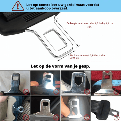 ComfortCruze – Veiligheidsgordelverlenger | 1+1 GRATIS