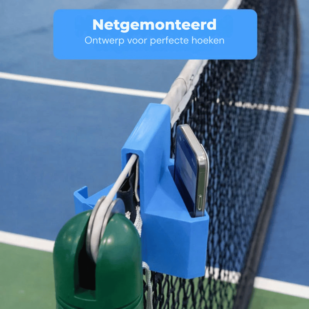 CourtView Pro – Tennis Camera Houder | 50% KORTING
