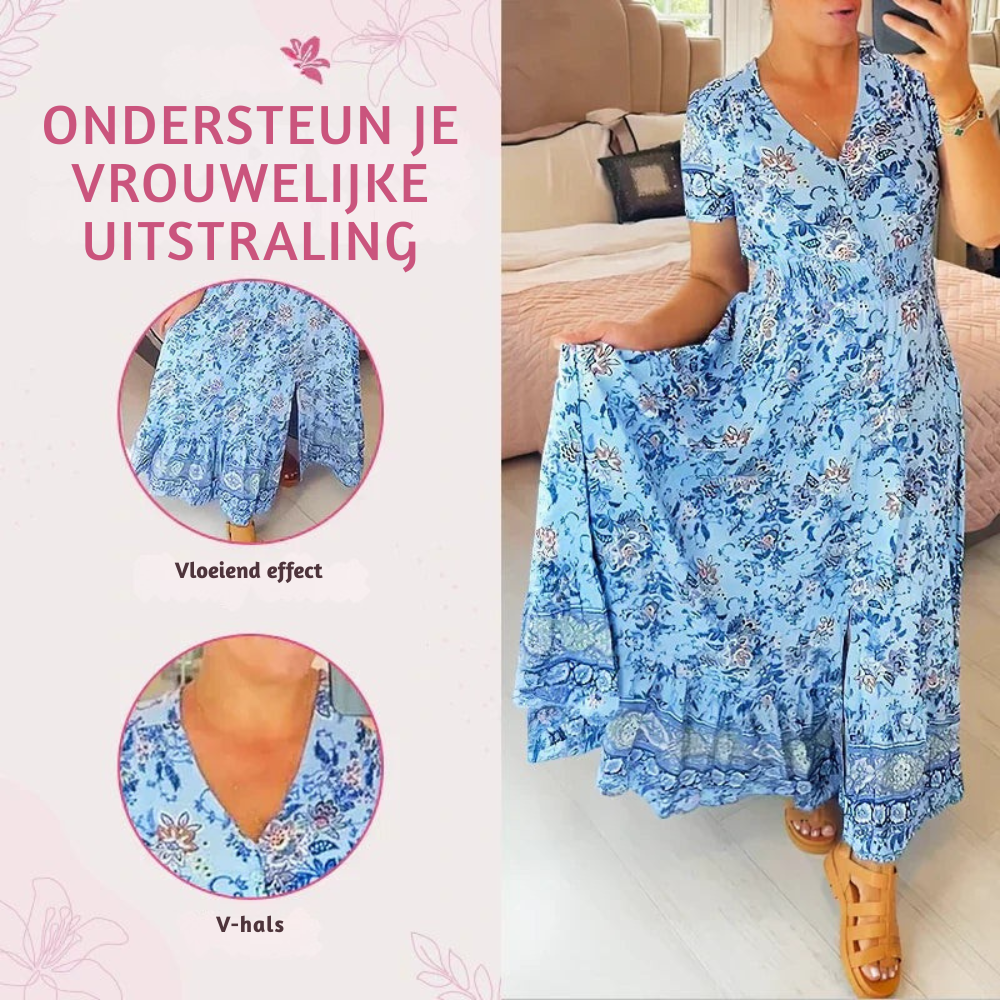 Isla – Flatterende Zomerjurk | 50% KORTING