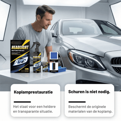 ClearBeam Set — Koplamp Herstel Kit | 50% KORTING
