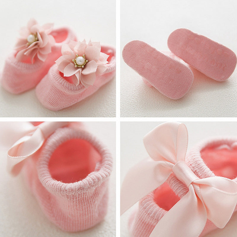 Dansvoetjes – Antislip Baby-Balletsokken met Extra Comfort voor Kleine Dansers