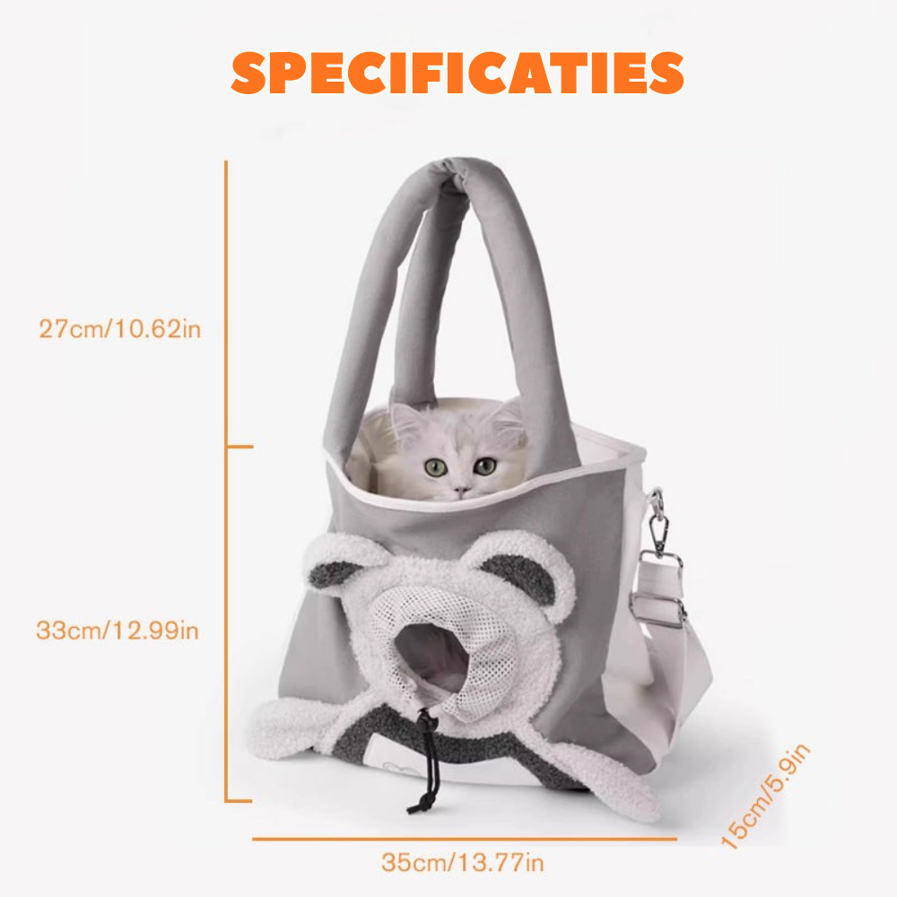 BearBuddy – Schattige & veilige huisdierentas | 50% KORTING