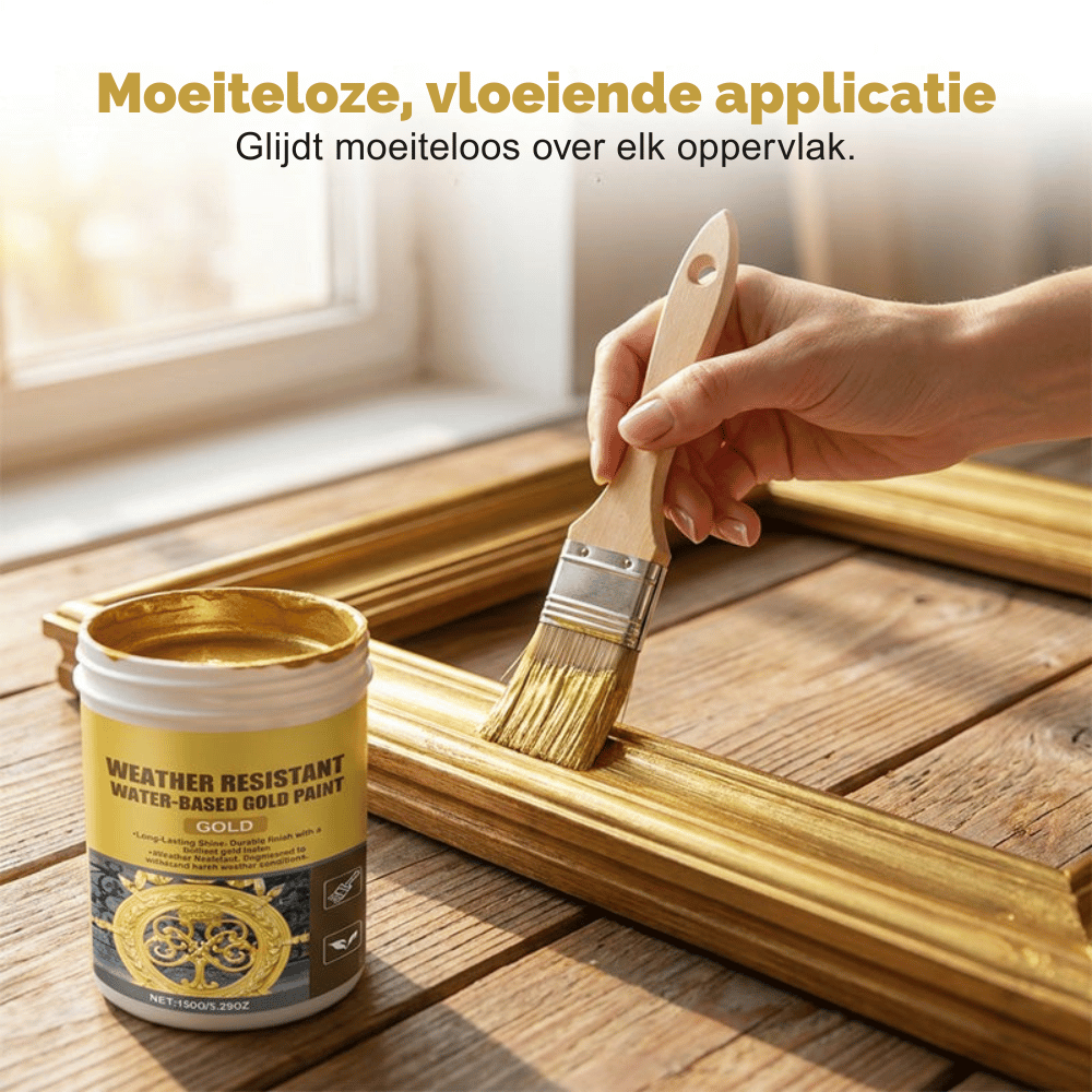 GoldMist Gloss — Weerbestendige Gouden Verf | 1+1 GRATIS