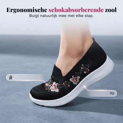 Grace — Dames Bloemen Mesh Schoenen | 50% KORTING